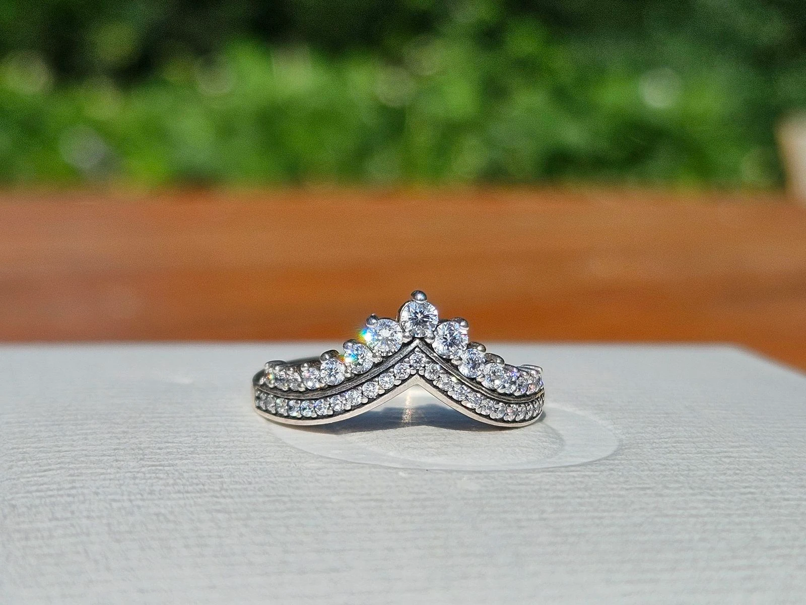 Anel de wishbone da Pandora tamanho 56 – photo 4
